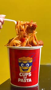 A fresh Cups of Pasta cup